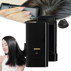 Instant Root Touch-Up Hair Color Comb Stick | Waterproof & Sweatproof Hair Dye Comb | Long-Lasting Hair (Color Black)