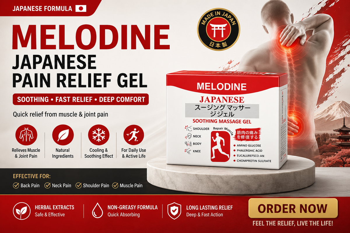 Japanese Instant Pain Relief Soothing Massage Gel – Fast-Absorbing Herbal Formula for Muscle, Joint & Body Pain | 60 g